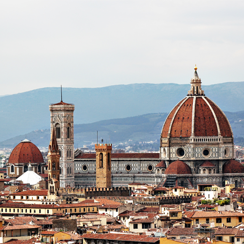 The skyline in Florence.