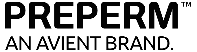 Das PREPERM-Logo.
