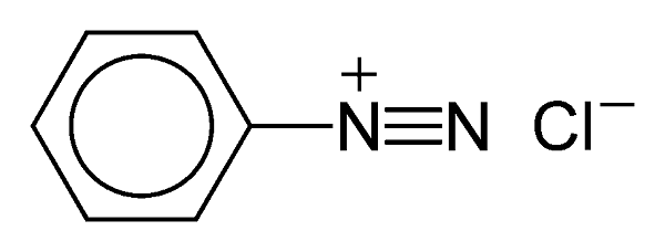 Structure of the chemical compound benzenediazonium chloride