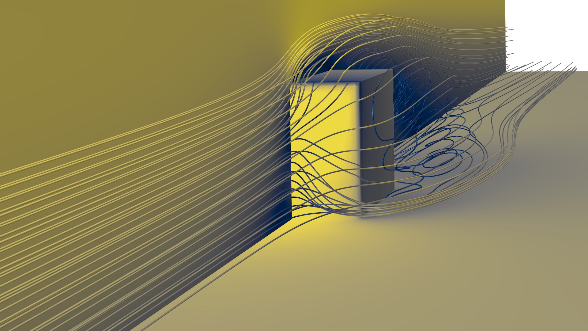 A new RANS turbulence model, in the CFD Module, gives you the ability to model realizable turbulent flow. This image also shows the new Cividis color table.