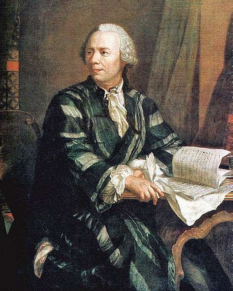 A painting of Leonhard Euler.
