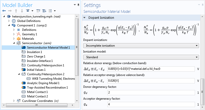A screenshot showing how to access material properties in physics settings.