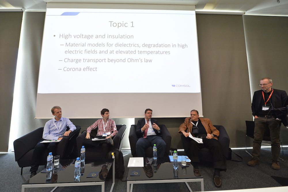 Panelists moderated by Prof. Jasmin Smajic of University of Applied Sciences in Rapperswil and Magnus Olsson of COMSOL discuss hot topics and current trends. 