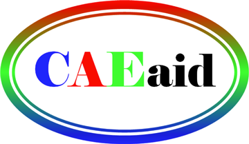 The CAEaid logo.