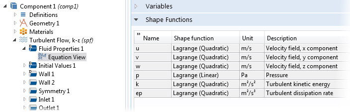 Settings for a mixed finite element method in COMSOL Multiphysics simulation software.