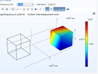 Une application de simulation paramétrique utilisée pour analyser un composant automobile de support moteur.