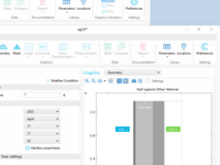 Capture d'écran d'un gros plan de l'application de simulation HETT22.