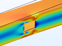 Stress and displacement of a metal wall frame model.