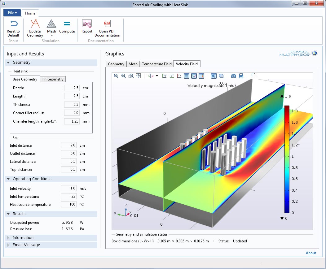 solidworks flow simulation thermal joint