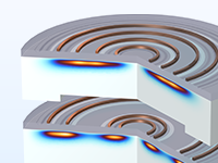 A close-up view of two ICP reactor plots showing the absorbed power.