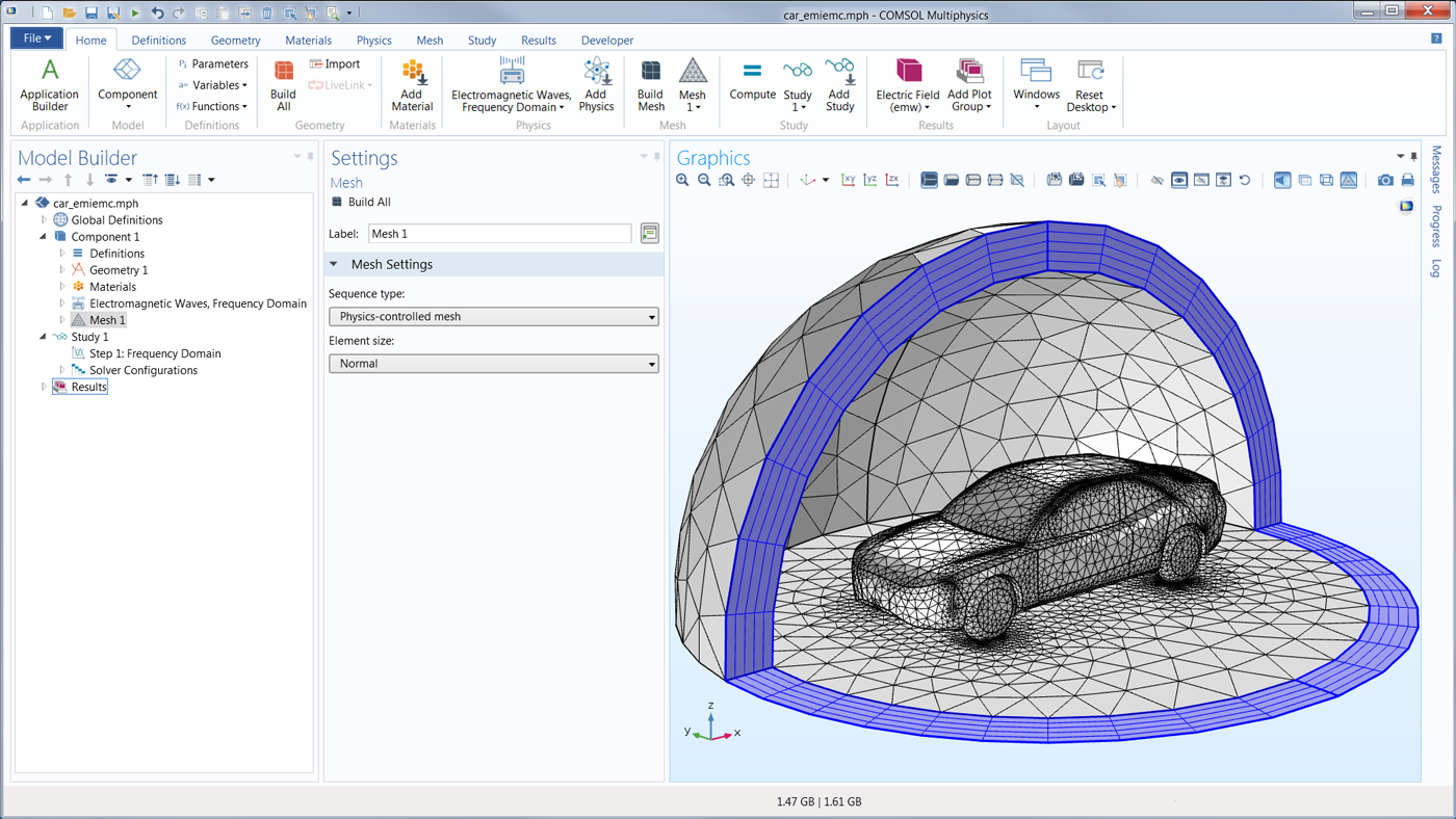 comsol cst microwave studio