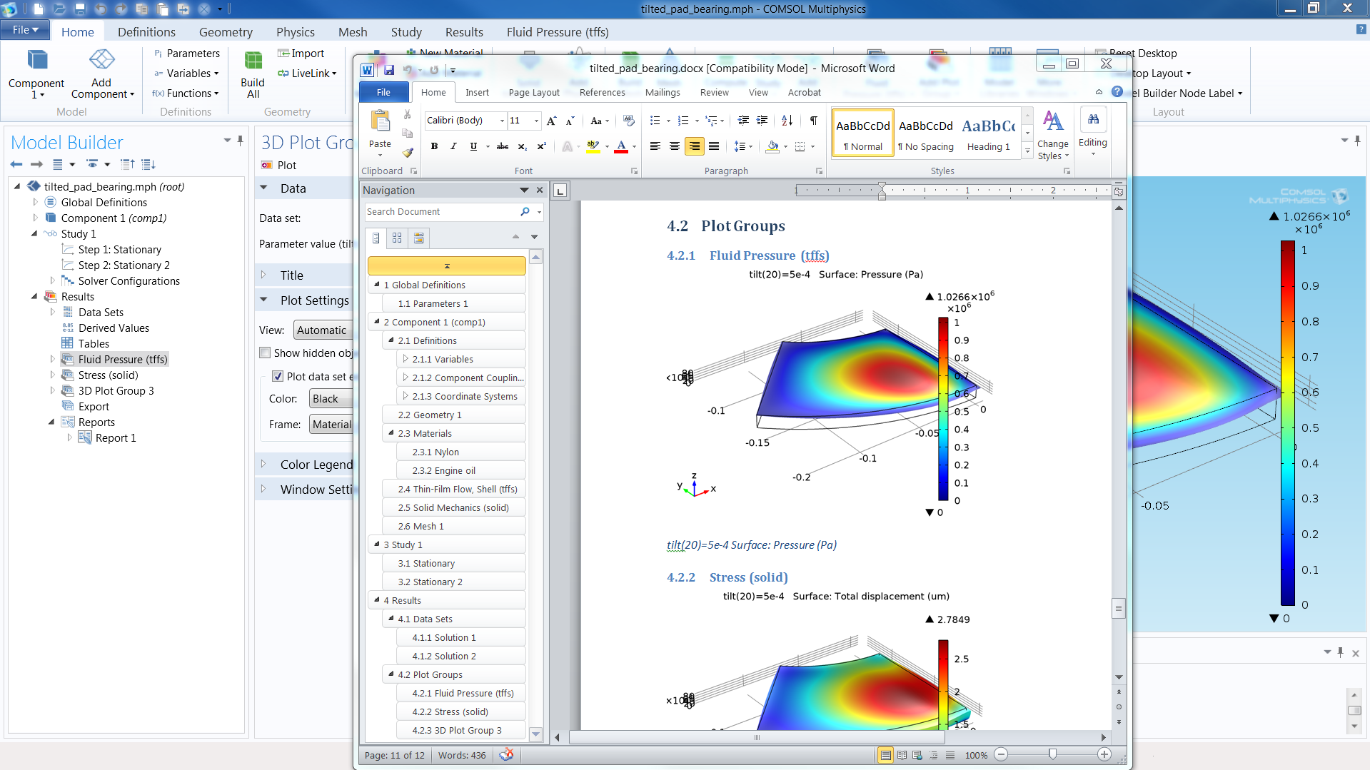 Report Generation: Reports summarizing the simulation can be output to HTML or Word® format.