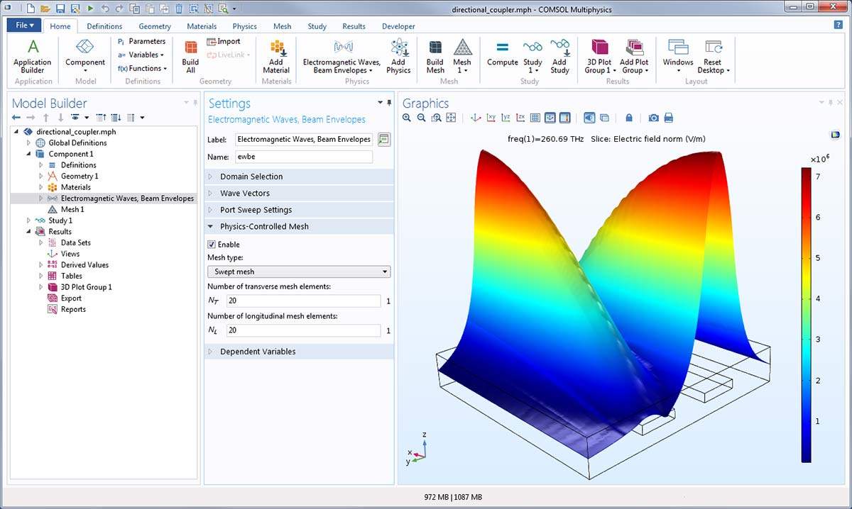 波动光学模块更新- COMSOL® 5.3a 发布亮点