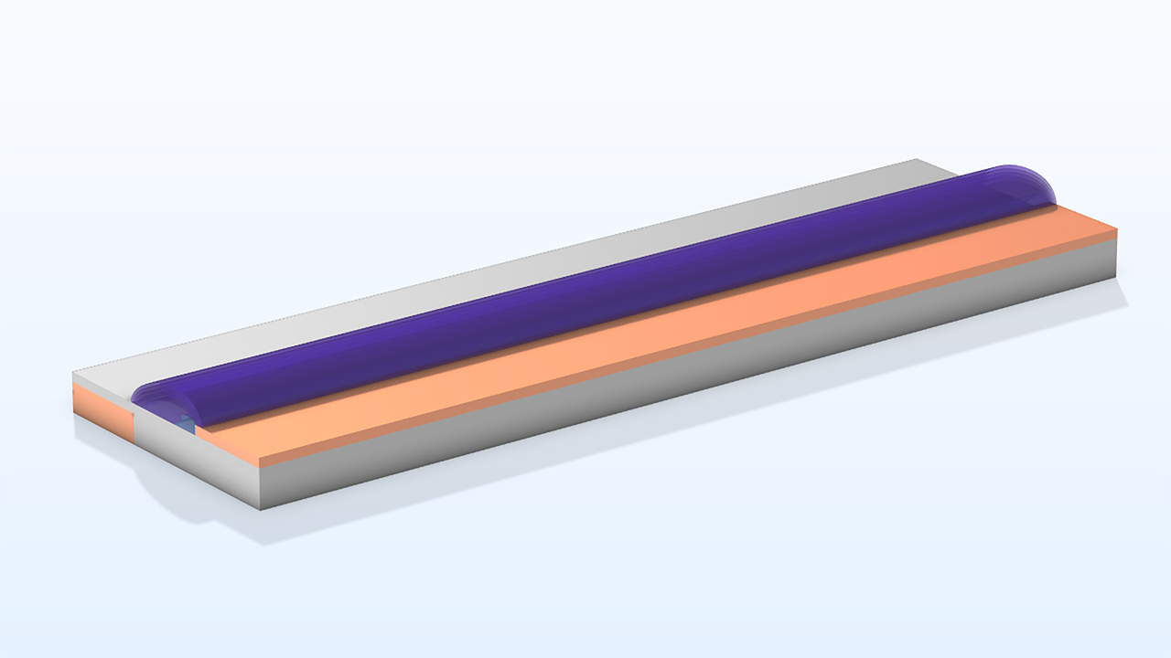Un graphique 1D avec le temps sur l'axe des abscisses et le courant sur l'axe des ordonnées.