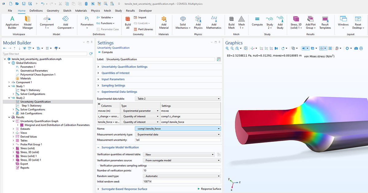 bugs - datelistplot inside dynamicmodule updates... Uncertainty Quantification Module Updates - COMSOL® 6.4 Release Highlights