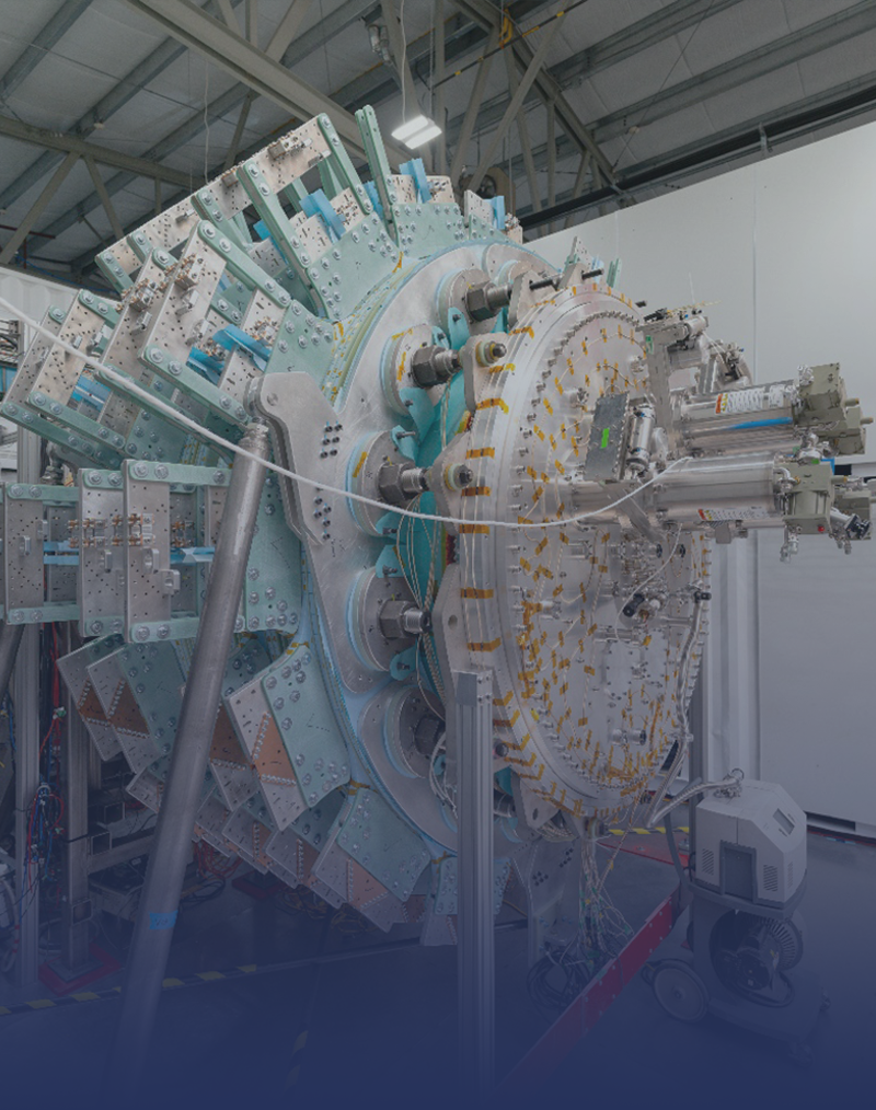 A wide shot of the fully assembled LM26.