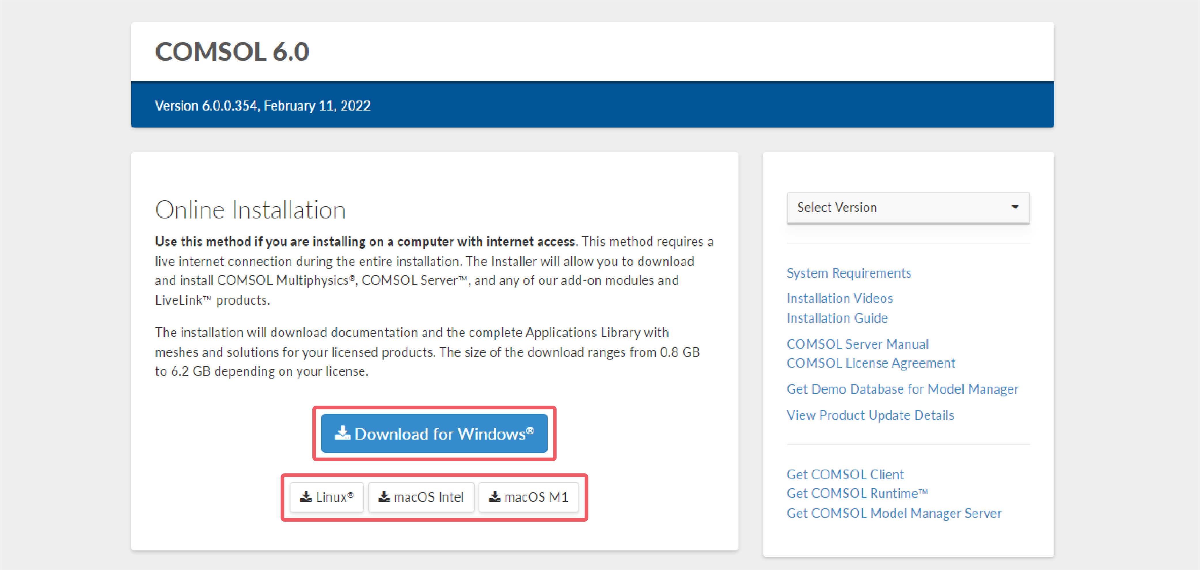 comsol multiphysics download mac