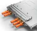 A three-phase inverter for automotive drivetrains designed by Bosch.