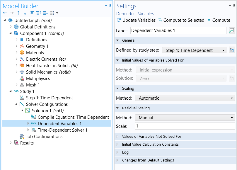 Manually Setting The Scaling Of Variables