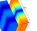 A cylindrical cell model of a battery.