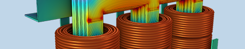 Three-phase power transformer model.