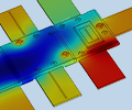 Electrolyte potential in a multimaterial assembly.