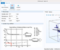 An app showing inputs for calculating the drag coefficient around an airplane.