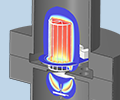 Ionization gauge model.