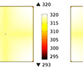 Temperature plot for waste in a landfill.