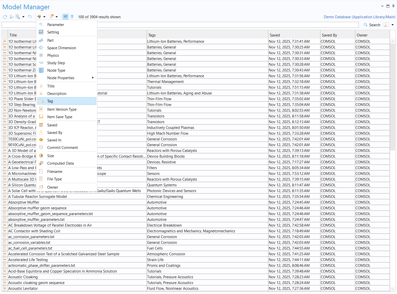 Model Manager How to Search for Relevant Modeling Examples
