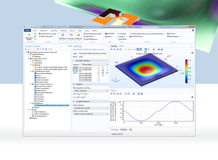 Modeling MEMS Devices & Sensors Using COMSOL Multiphysics®