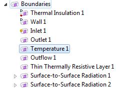 COMSOL Multiphysics icons change based on condition overrides