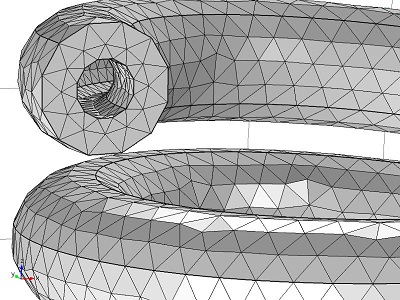 CAD design of pipe for fluid flow analysis