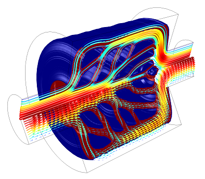 optimal distribution in a microreactor of a porous catalyst