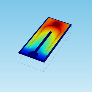 Electronics design: Surface electric potential of the LED chip