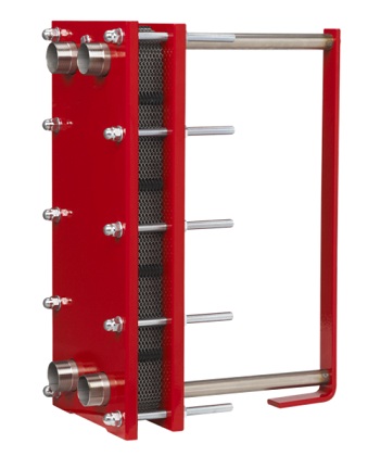 Interchangeable plate heat exchanger