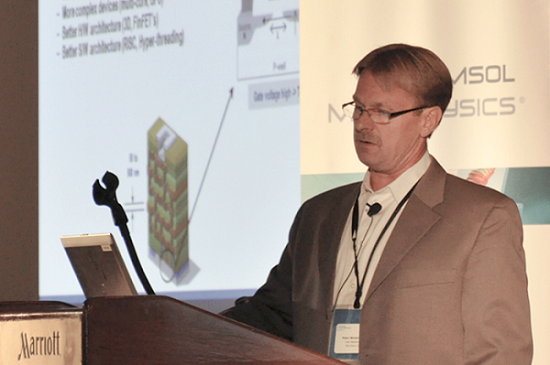 Peter Woytowitz, Lam Research Corporation, Keynote Speaker at the COMSOL Conference 2013 Boston
