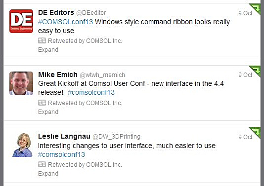Tweets about the new user interface, ribbon