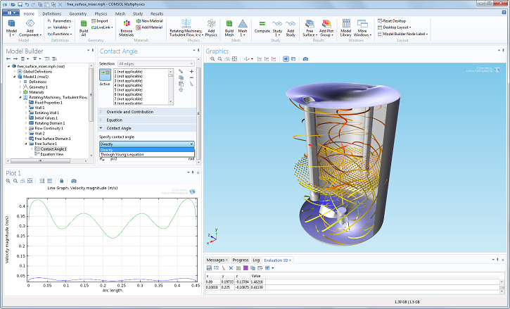 ماژول Mixer جدید در COMSOL Multiphysics نسخه 4.4 اضافه شده است