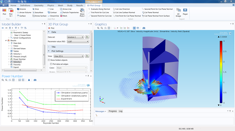 Frozen Rotor feature in the Mixer Module