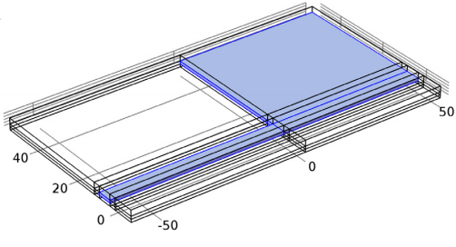 هندسه ربع سوئیچ RF MEMS