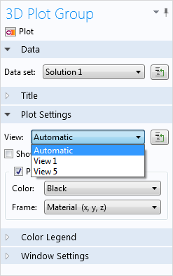 情节设置的屏幕截图