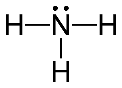 Lewis Dot Diagram For Ammonia Molecule