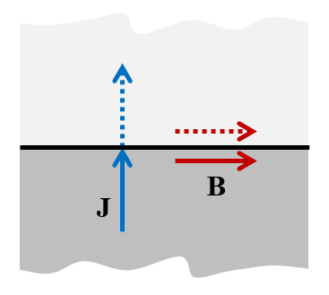 Diagram explaining the Magnetic Insulation boundary condition.