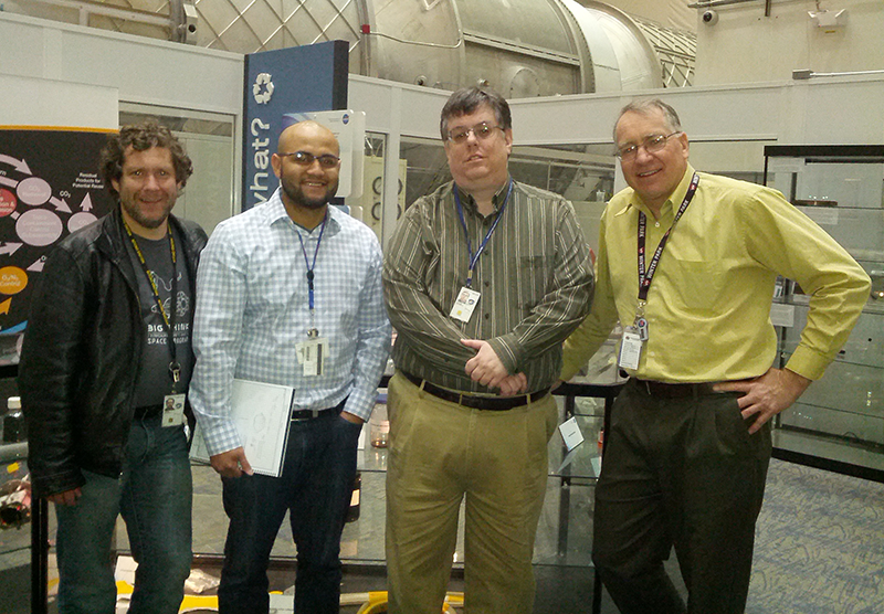 Photo of the NASA research team.