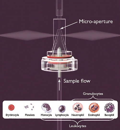 Schematic of a micro-aperture electrode system.