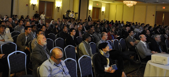 A photo of attendees at the COMSOL Conference.