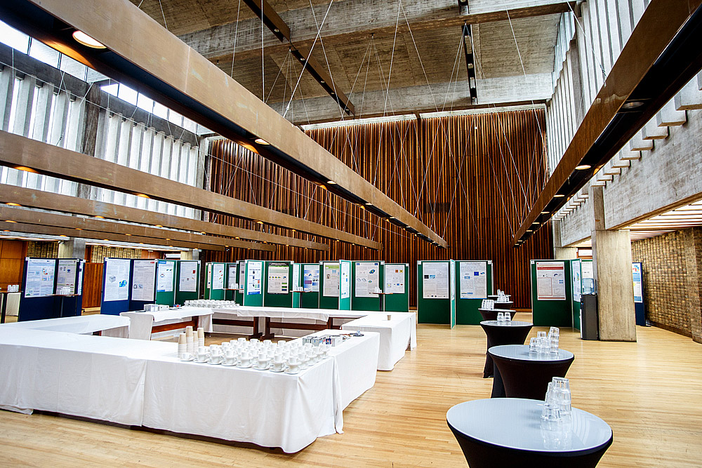 سالن اصلی آماده راه اندازی در کنفرانس COMSOL 2014 کمبریج.