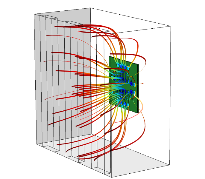 Comsol 6.2. Моделирование потоков воздуха в корпусе ПК. COMSOL вращение вентилятора в воздушном потоке. Визуализация circuit COMSOL. COMSOL рассеяние на объекте.