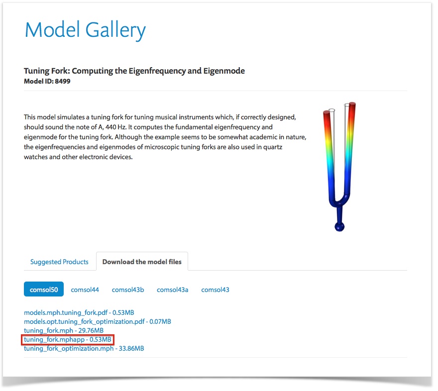 Application Builder tutorial apps available for download in the Model Gallery.